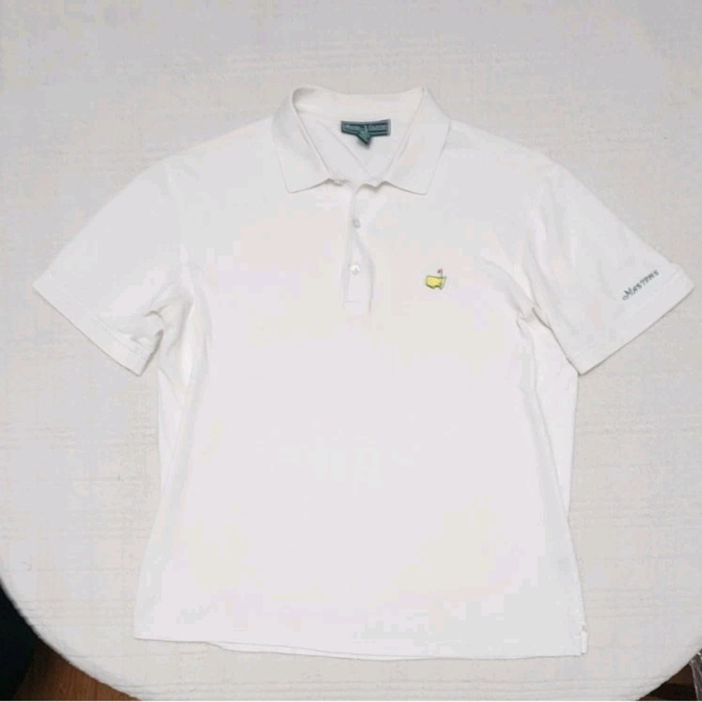 Masters Polo Collection 60's Two Ply Mercerized Pima Cotton Men's Large White